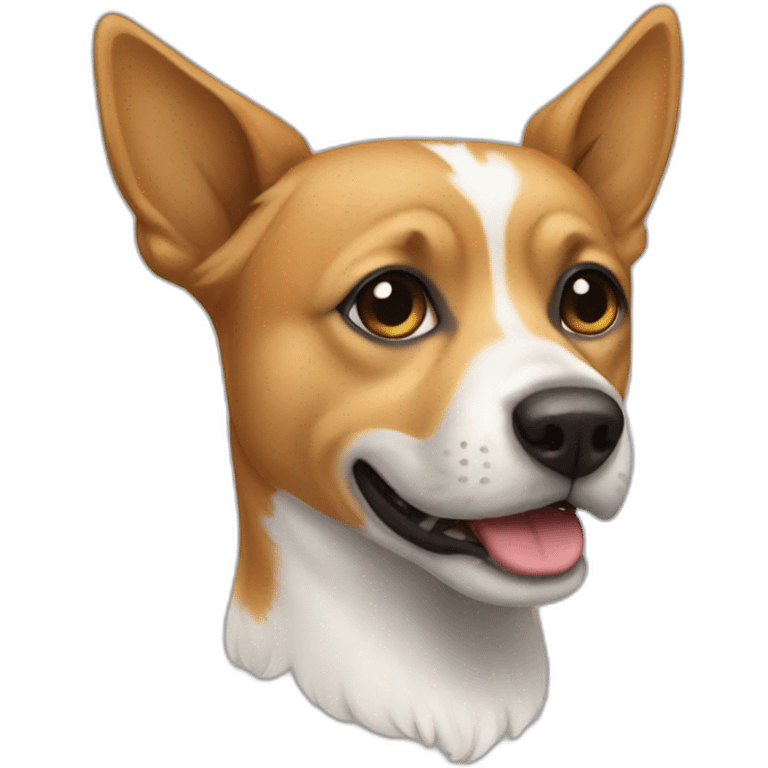 Chien sur chat emoji