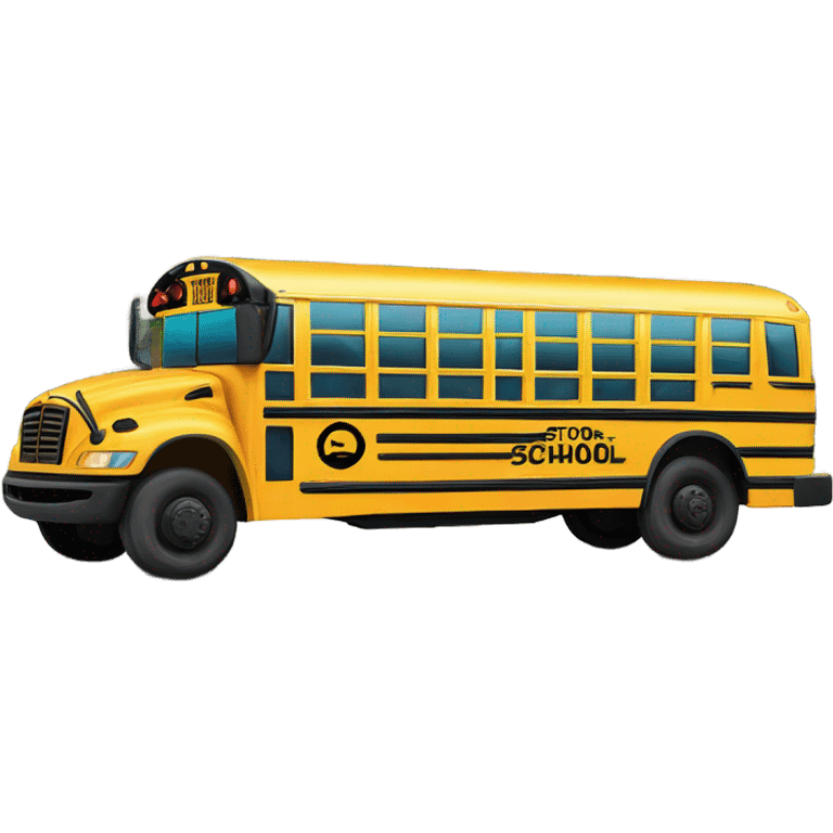 School bus emoji