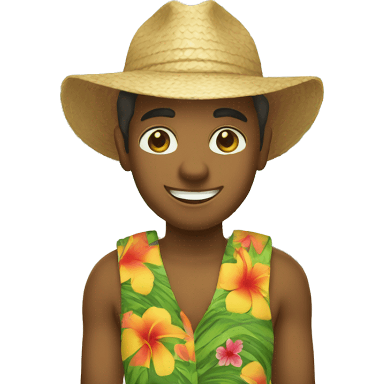 Hawaii vacation emoji