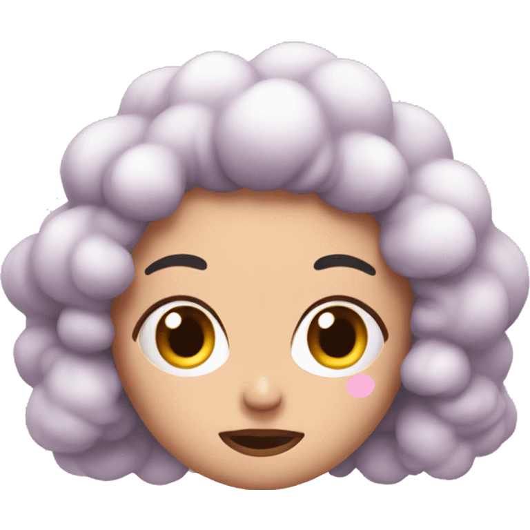 Nube rosada  emoji