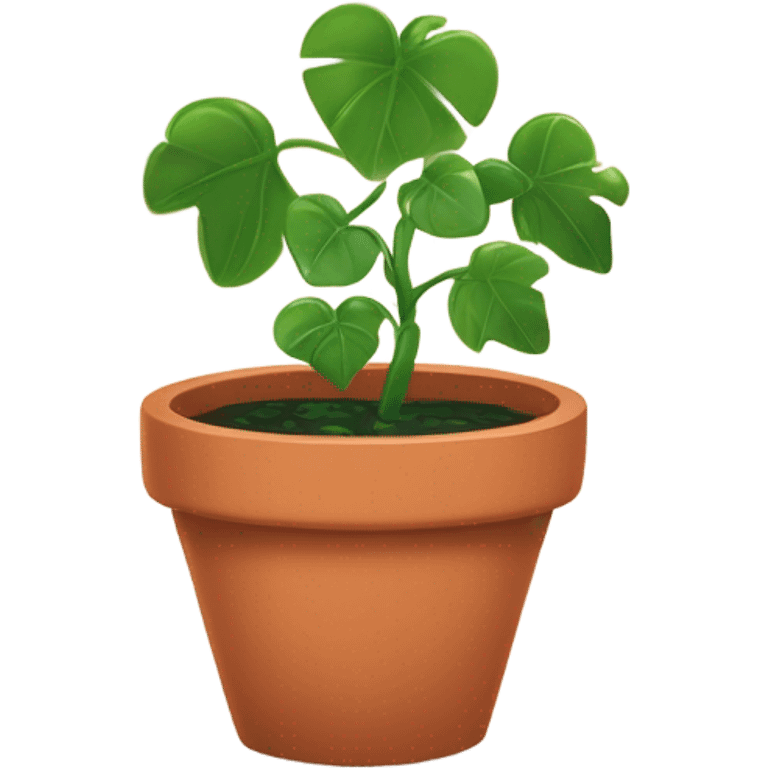 a Vining Plant in a pot emoji