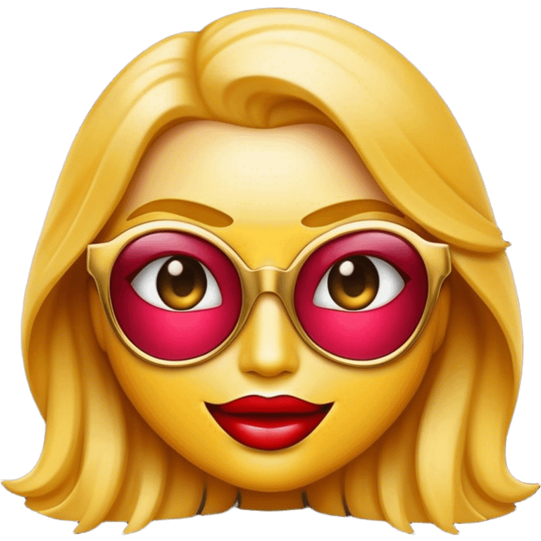 Cinematic Realistic Hollywood Pop Culture Emoji, featuring an iconic portrayal of film industry glamour rendered with vibrant textures and dynamic, cinematic lighting. emoji