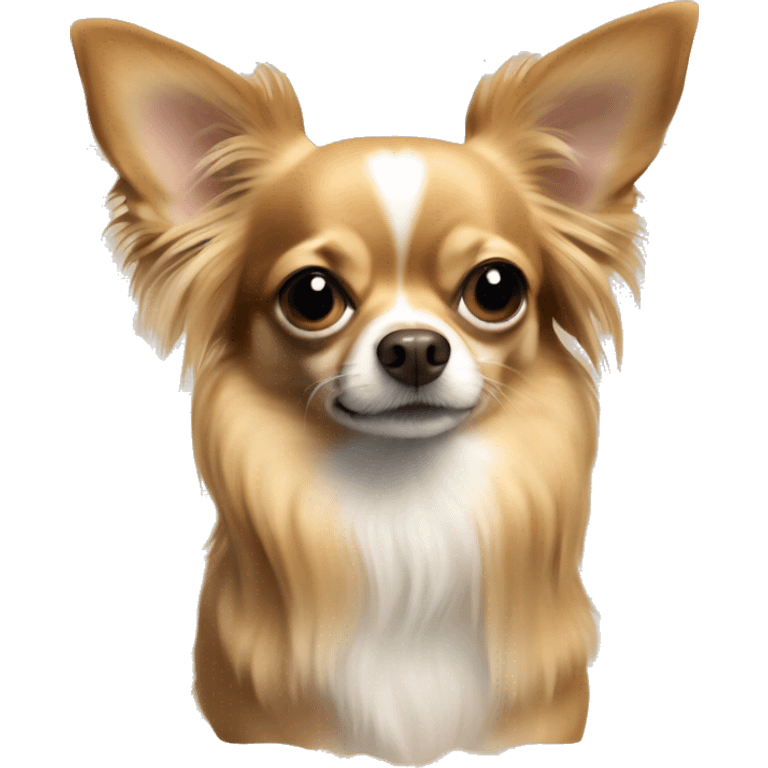 Longhair chihuahua  emoji