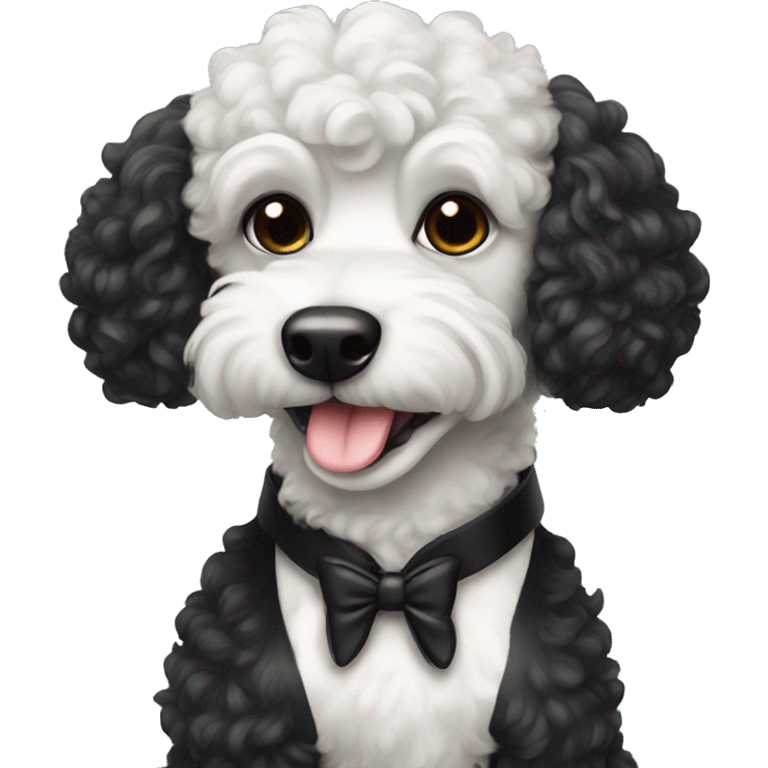 tuxedo poodle emoji