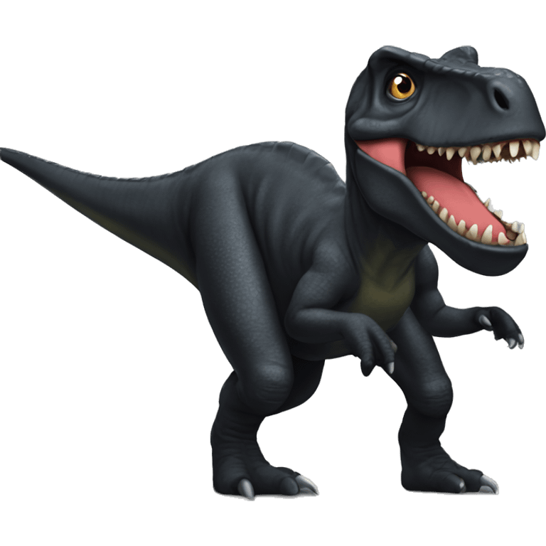 Black television dinosaur channel emoji