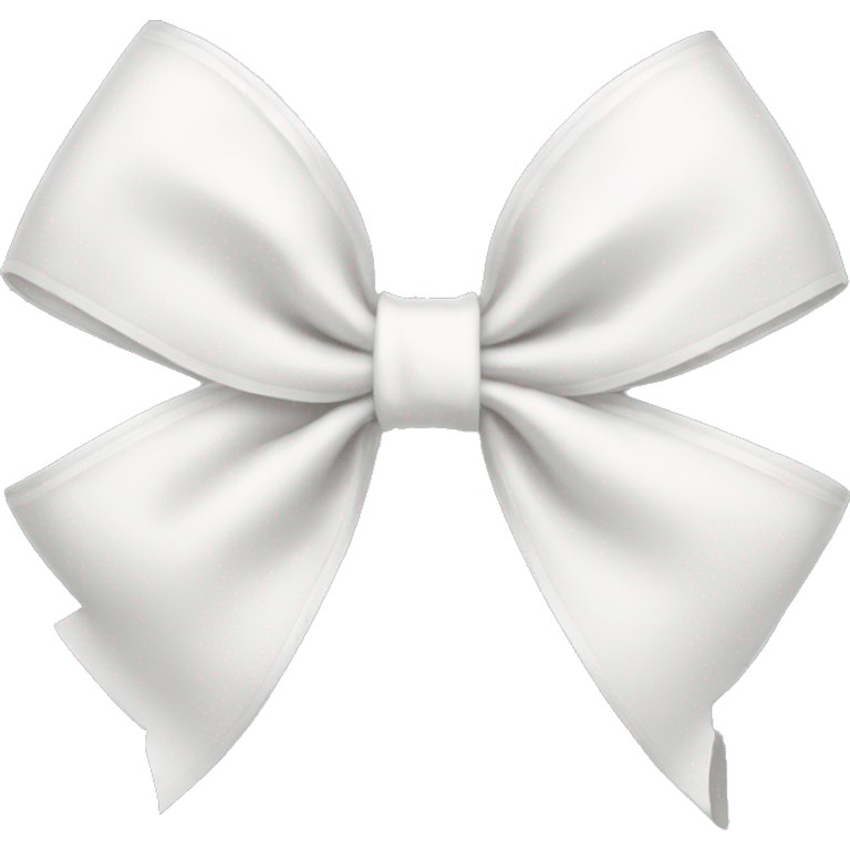 White bow emoji