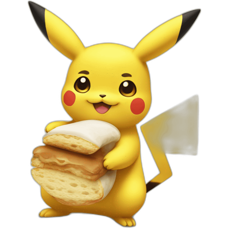 Pikatchu qui pete un éclair emoji