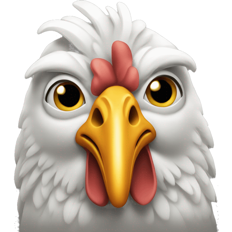 Urban chicken emoji