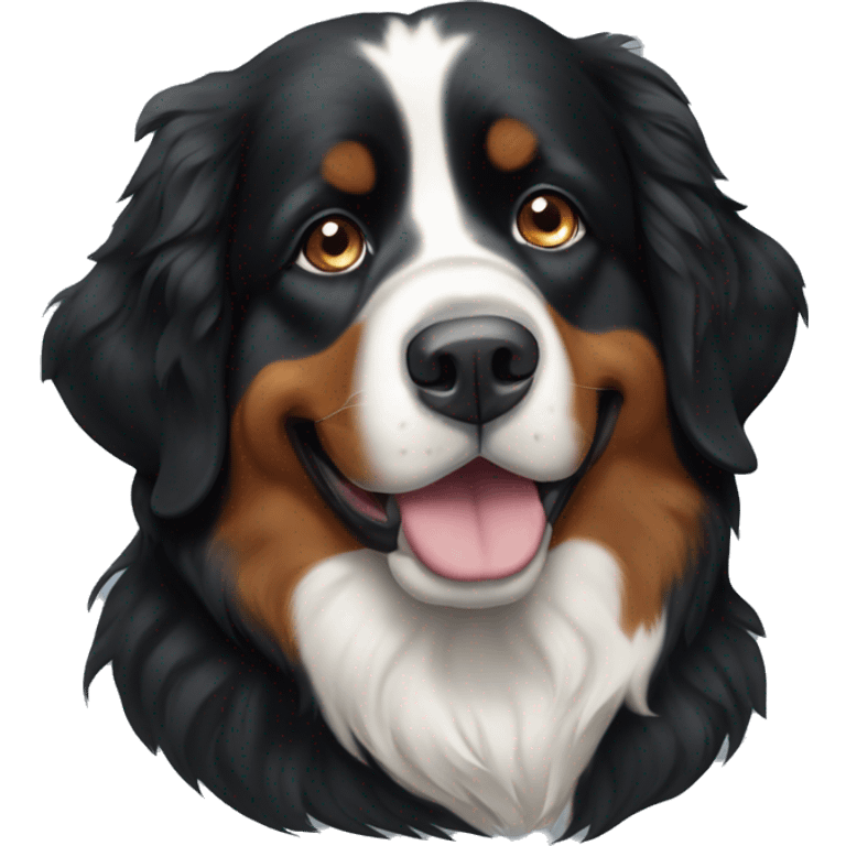 Bernese mountain dog emoji