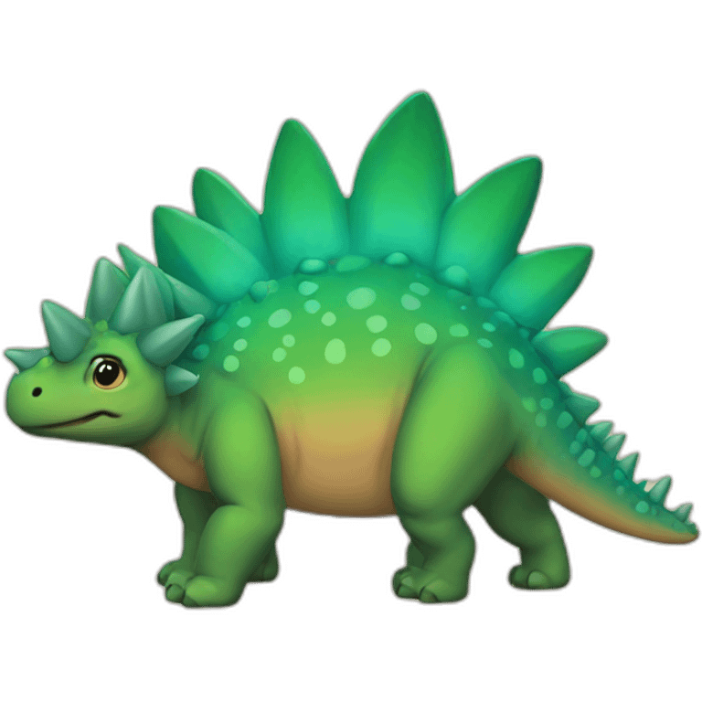 stegosaurus gay lgbt emoji