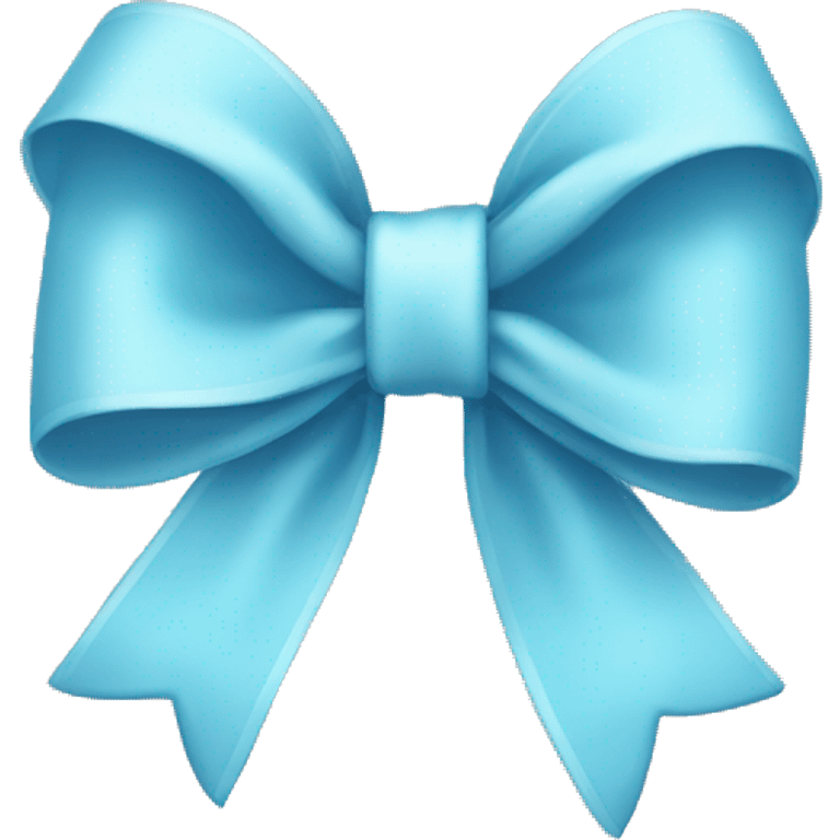 light blue bow emoji