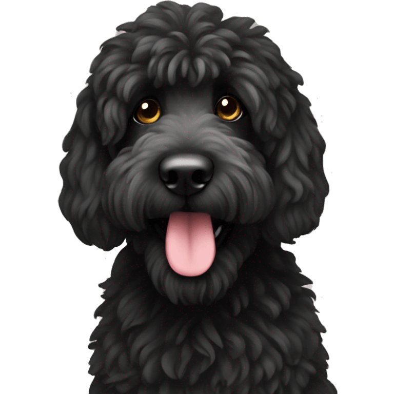 black Berndoodle emoji