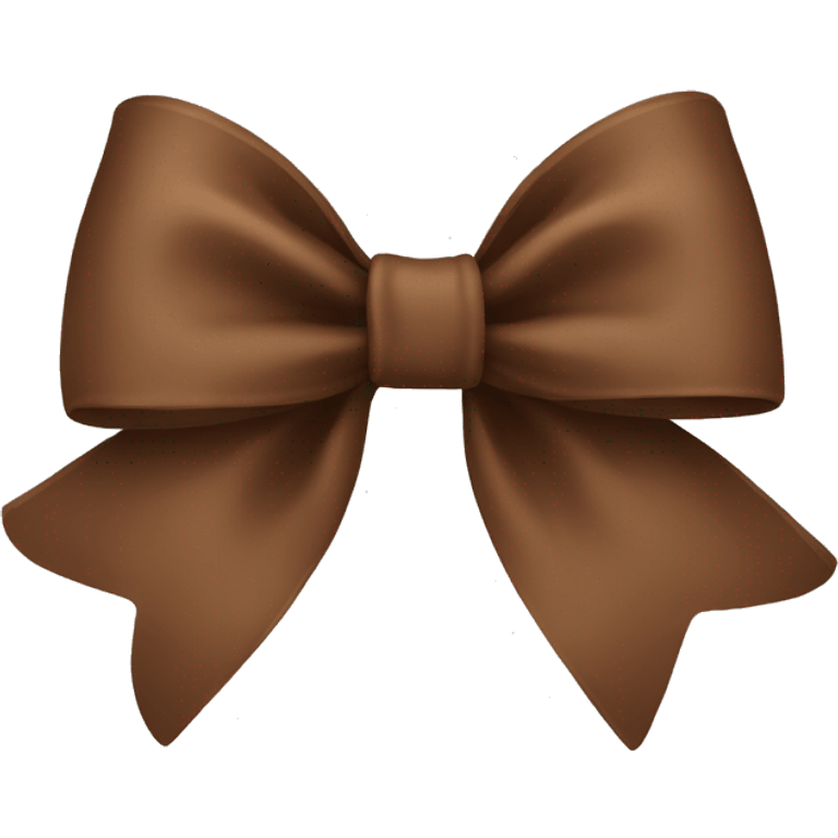 Brown bow emoji