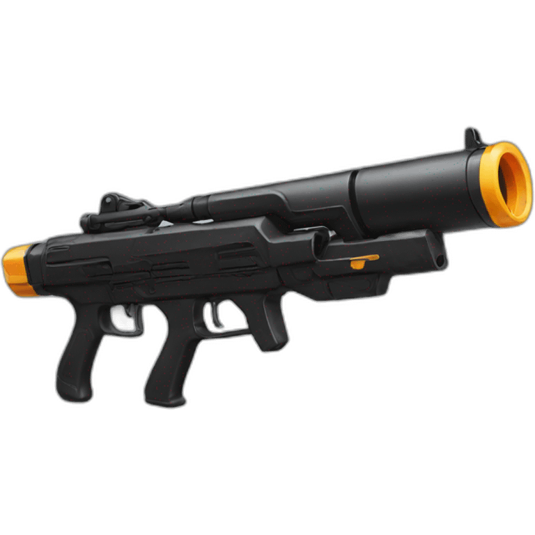 black blaster emoji