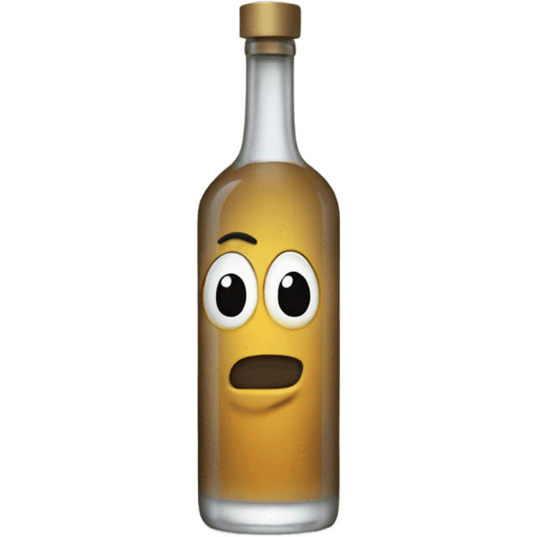 Vodka bottle  emoji