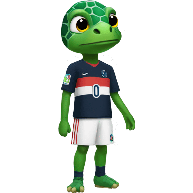 Mbappe as a turtle  emoji