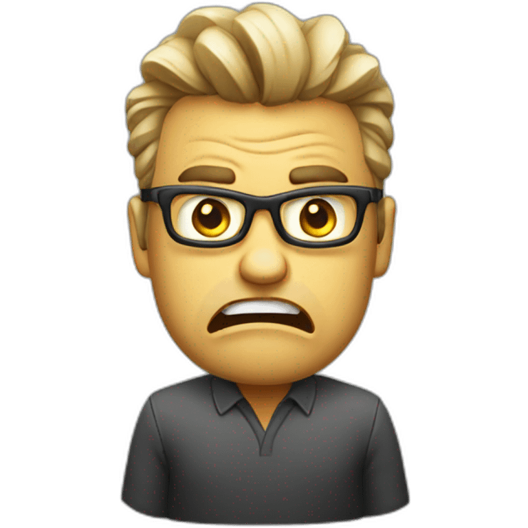 Angry art director emoji