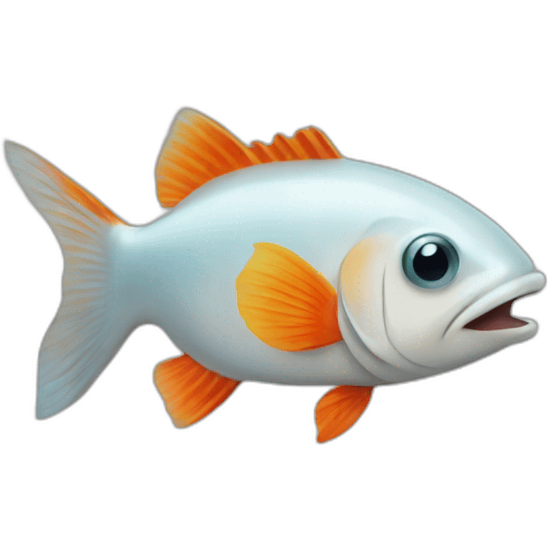 Un poisson emoji