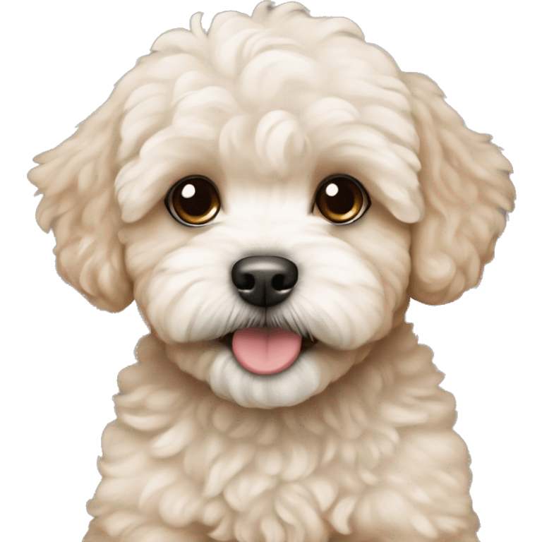 Maltipoo puppy emoji