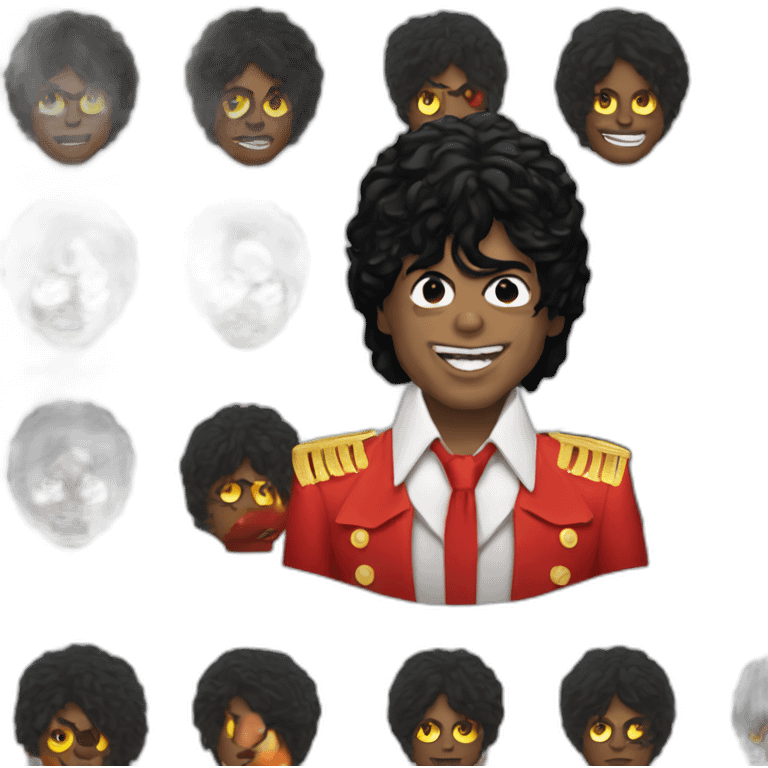 michael jackson from thriller emoji