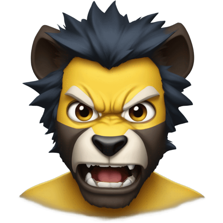 Angry Michigan Wolverine emoji