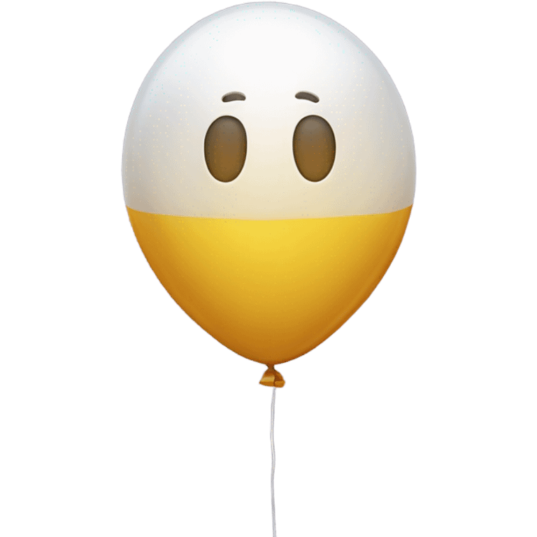 Glue attached to balloon  emoji