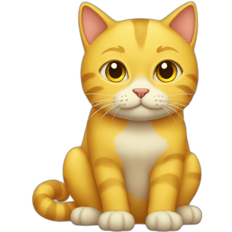 Yellow cat emoji