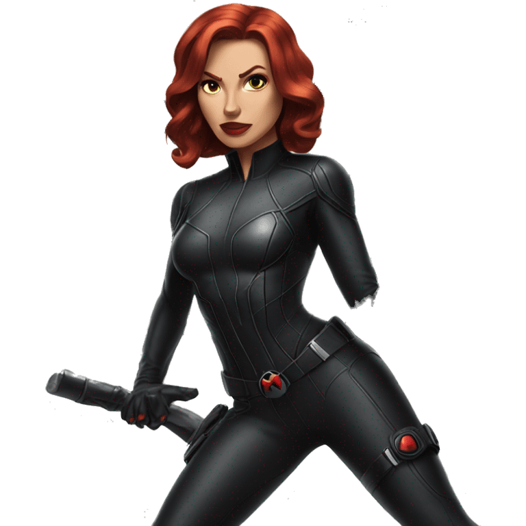 black widow marvel emoji