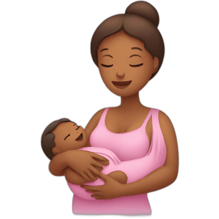 Woman breastfeeding emoji