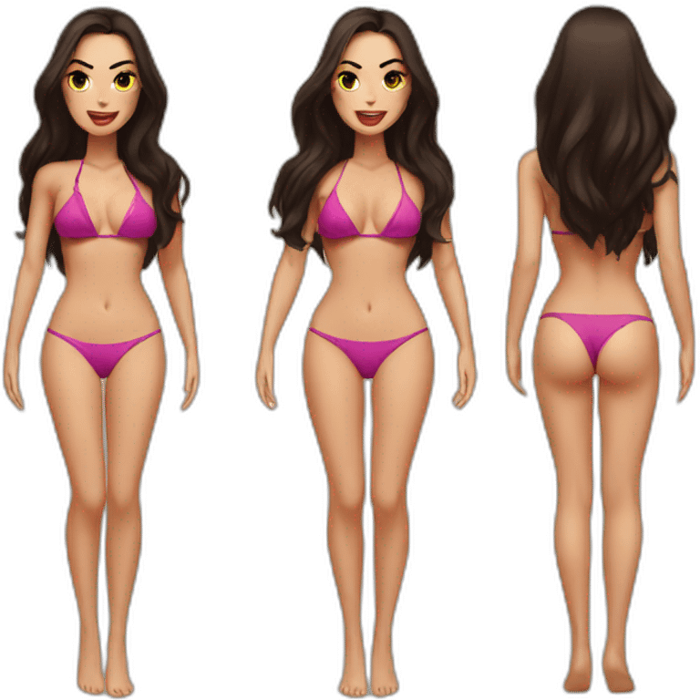 megan fox in a bikini emoji