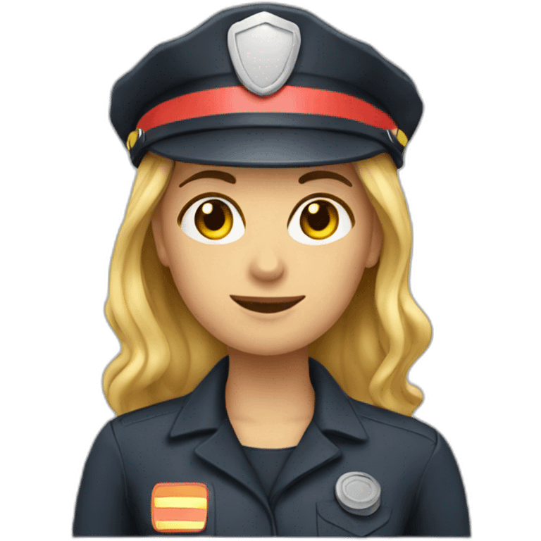 Femme pompier emoji