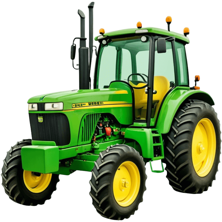 Tractor - John Deere 5055E (Model Year: 2021) (Iconic colour: Green with yellow) emoji