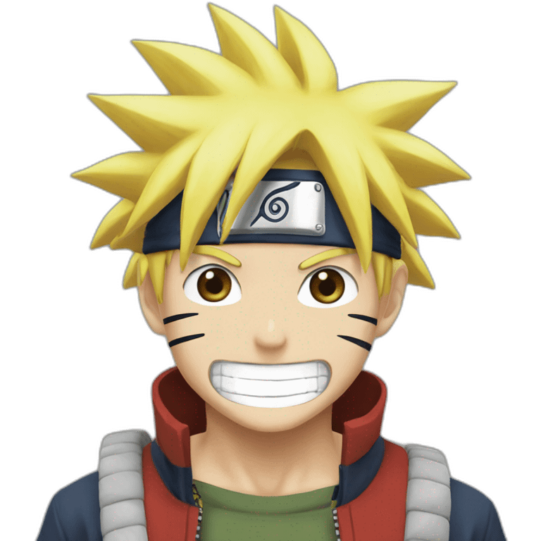 Naruto avec Luffy emoji