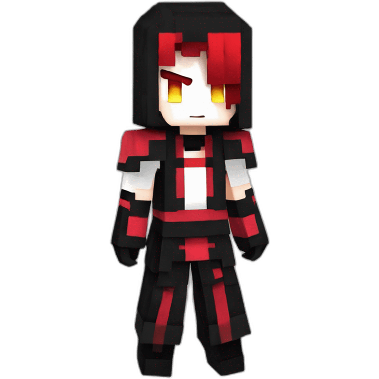 Kurosaki Ichigo minecraft style LIKE emoji