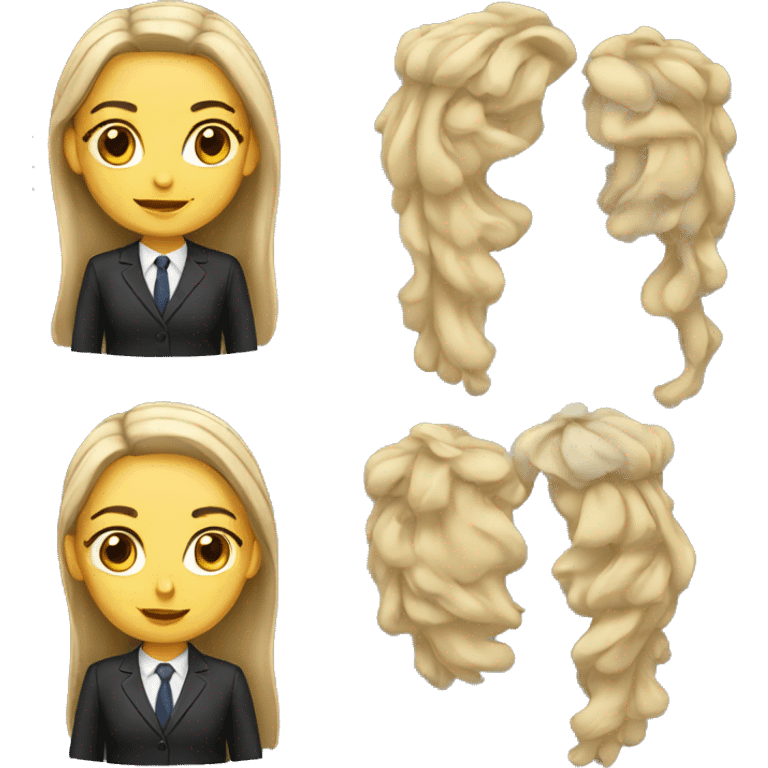 Lawyer girl emoji