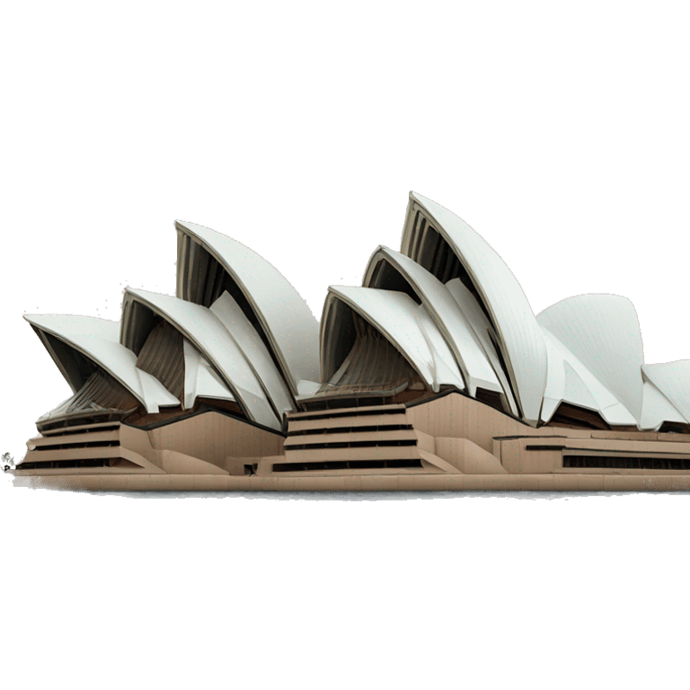 Sydney opera house with large text "Sydney" emoji