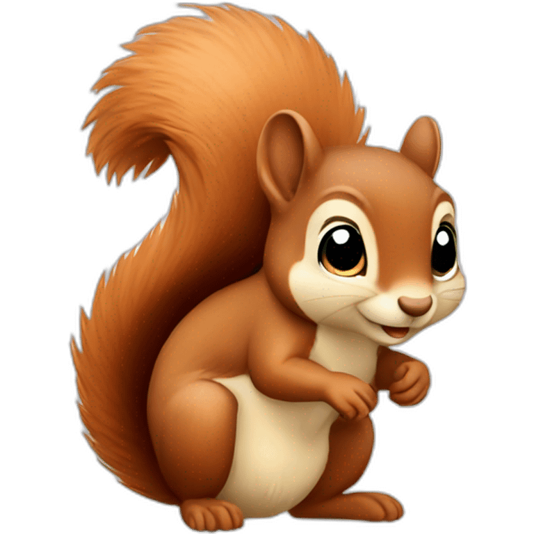 Cute squirrel  emoji