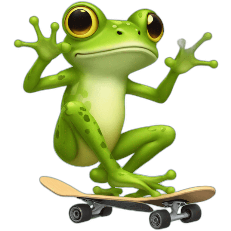 frog kickflip emoji