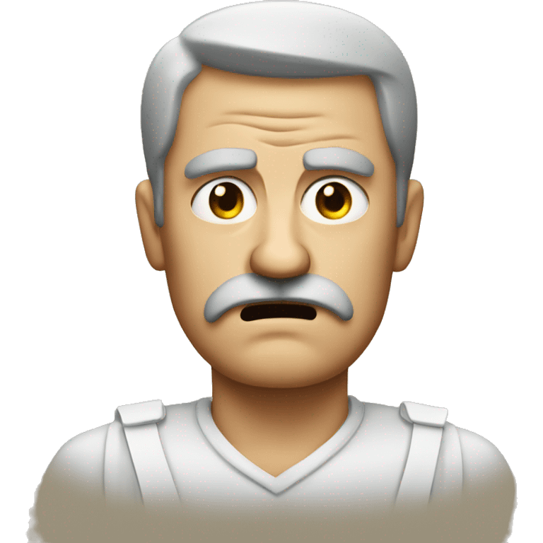 angry german man with small mustache  emoji