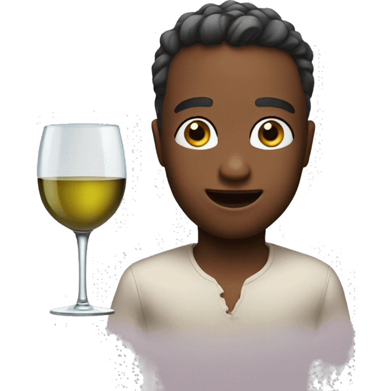 Wine cute emoji