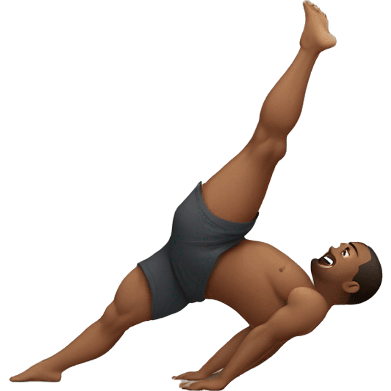 strong man doing handstand emoji