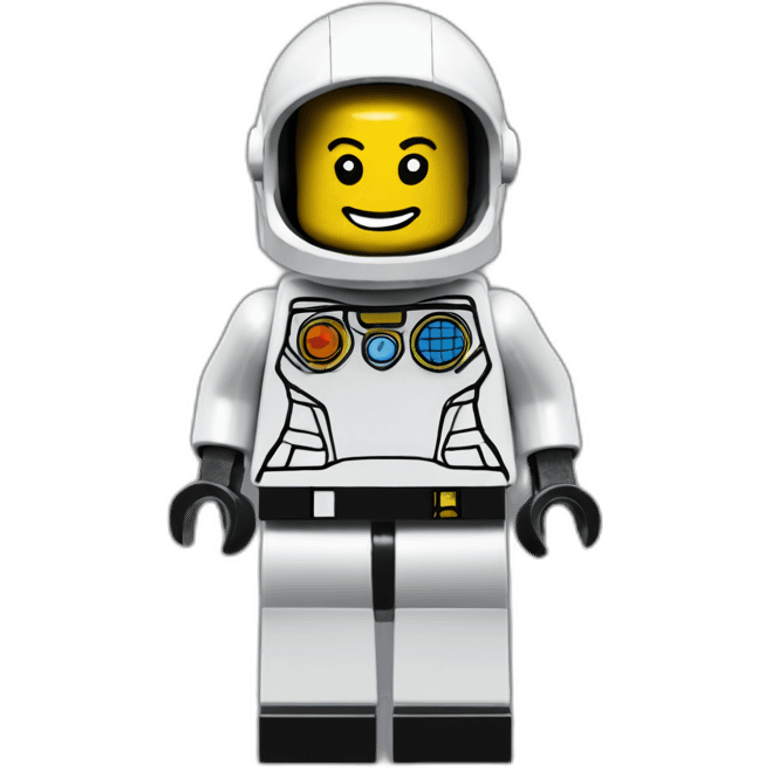 Lego classic space minifigure emoji