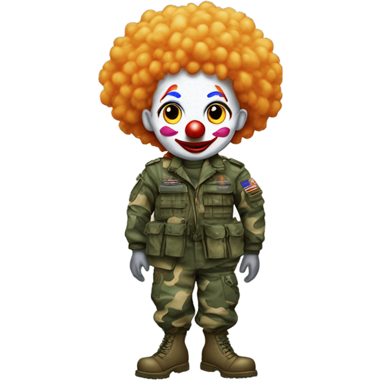 Military clown emoji