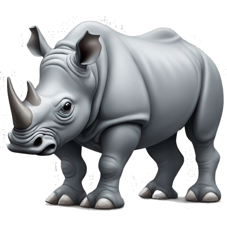 Rhino with drone emoji