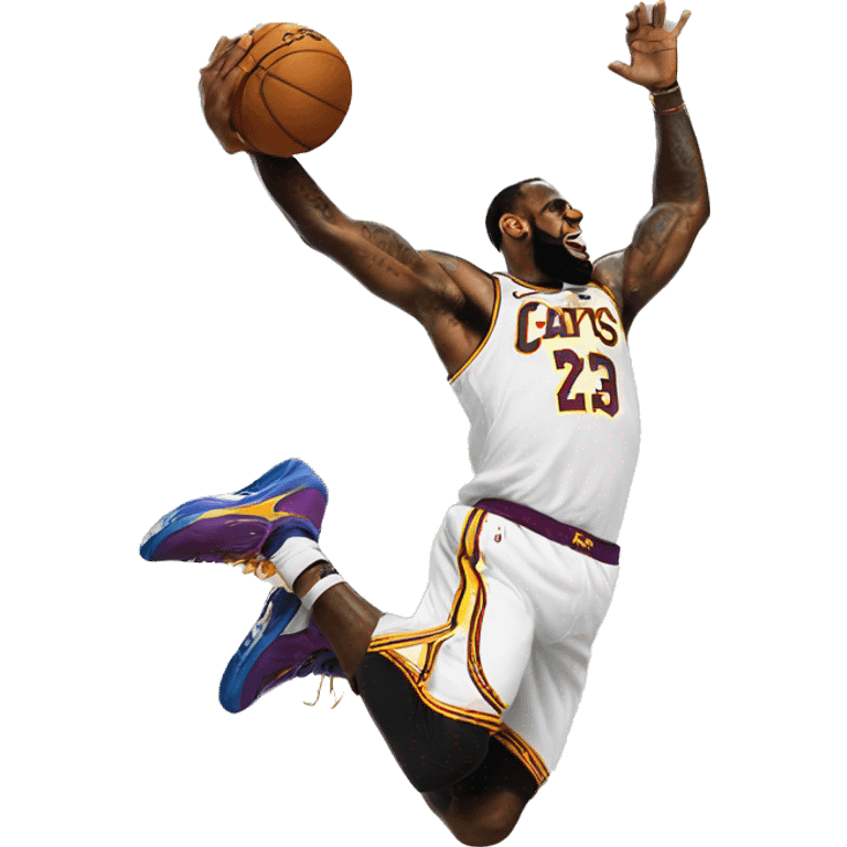 Lebron james backflip emoji