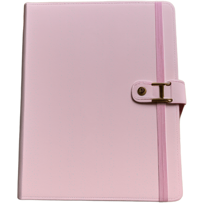 Pink book agenda emoji