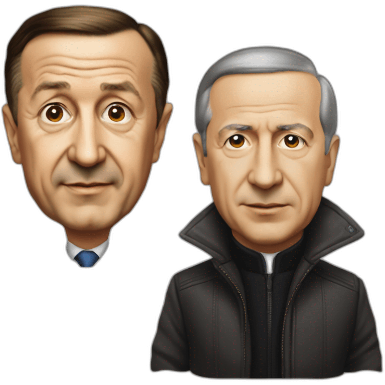 Recep Tayyip Erdoğan and a kurt emoji