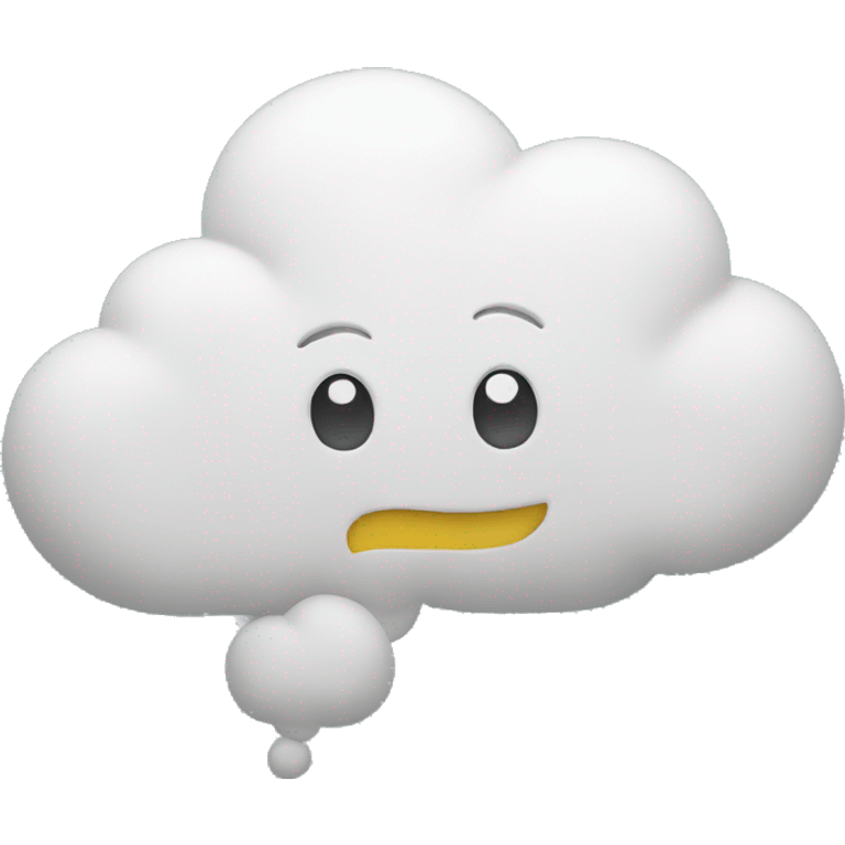 Question Cloud emoji