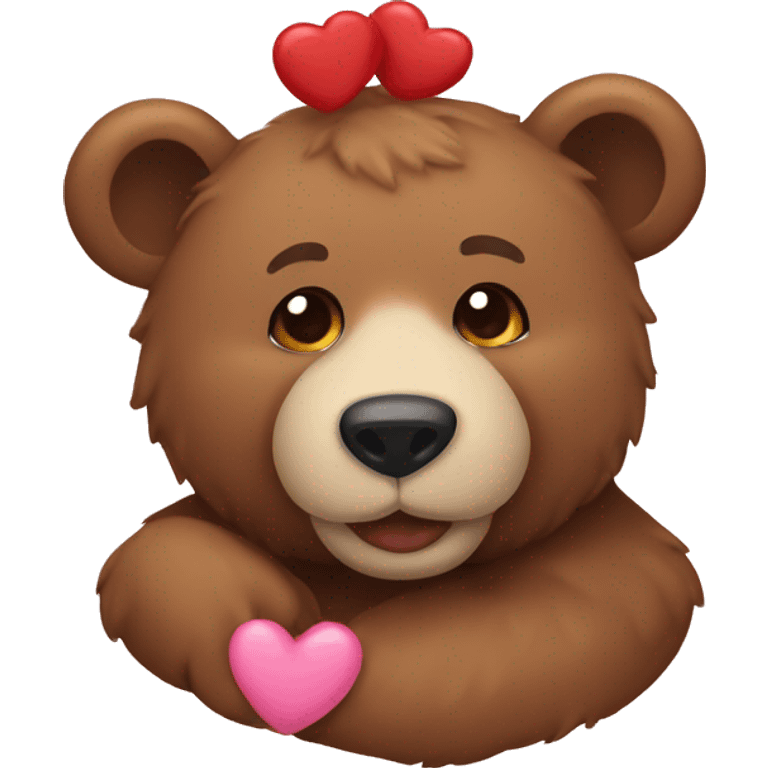 love bear emoji