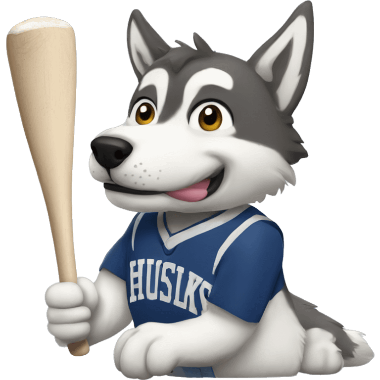 Husky hurler  emoji